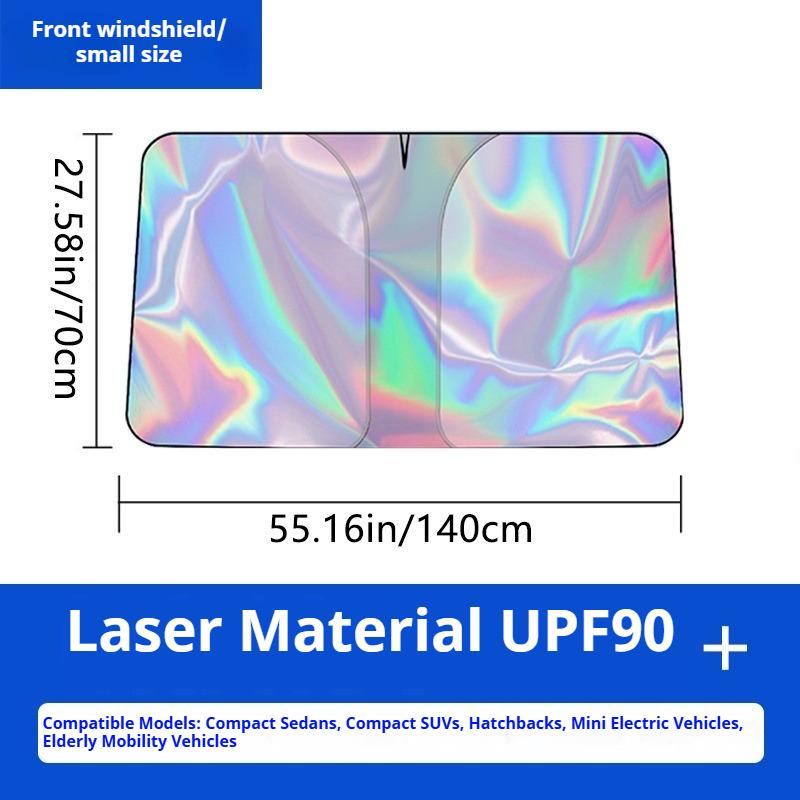 Universal Car Sunshade Windshield UV-Reflective Summer Heat Shield Car Privacy Curta Sun Shade Cooling Sun Protection Cover