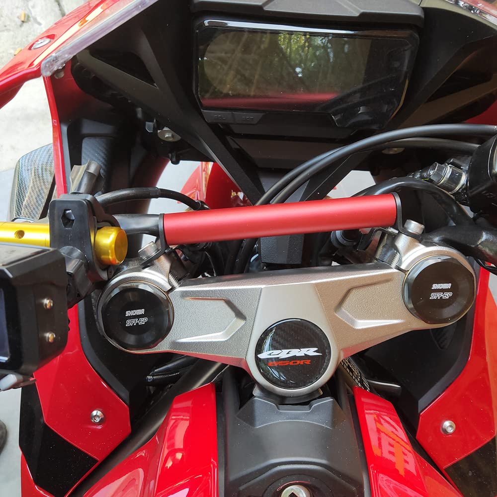 LEDISHUN Barre de Serrage Multi-Supports pour Moto pour CBR650R (Noir)