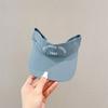 Adult Empty Top Hat Men's and Women's Summer Sunshade Quick-drying No Top Alphanumeric Embroidery Breathable Sunscreen Hat Tide