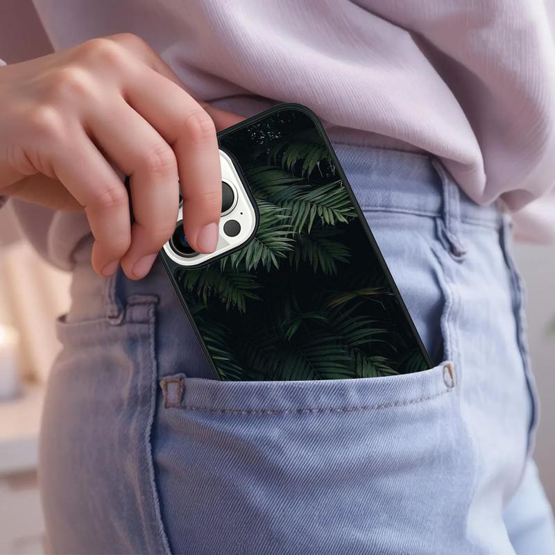 Tropical Palm Trees Leaf Plant Phone Case For iPhone 17 Air 15 16e 14 13 Pro Max Coque 12 11 Pro Max PLUS cover