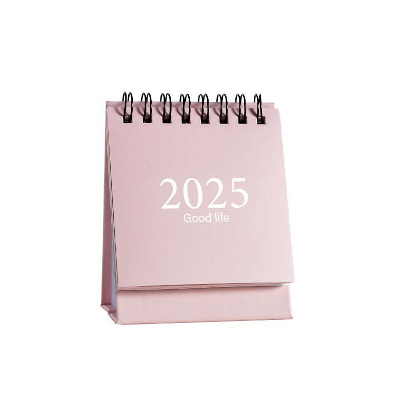 Mini Desk Calendar for 2025, Mini Calendar From July 2024 To December 2025, Solid Color Small Desktop Calendar with Stickers School Mini Calendar