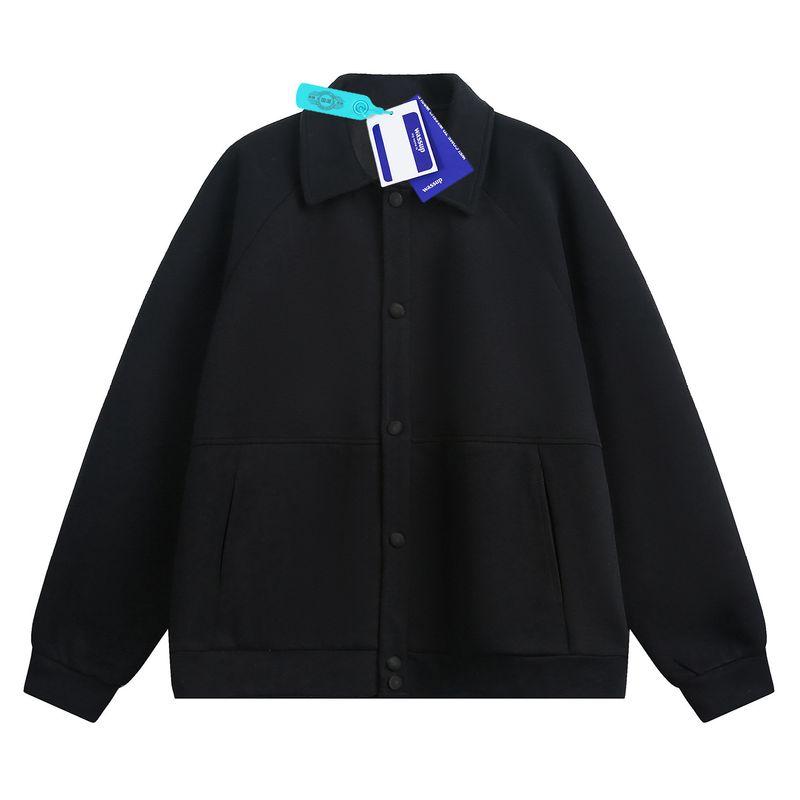 Wassup Spring and Autumn Style Lapel Jacket for Men 2025 New Trendy Brand Loose Casual Business Cool Woolen Jacket