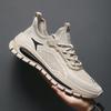 Summer Men's Flying Woven Shoes New Trend Mesh Sports Men's Shoes Hollow Casual Shoes Breathable Low-top Men's Shoes