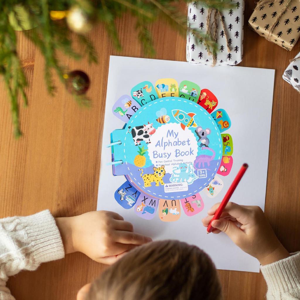 Quiet Books Sticker Book Preschool Learning Birthday Party Educational Toys Baby for