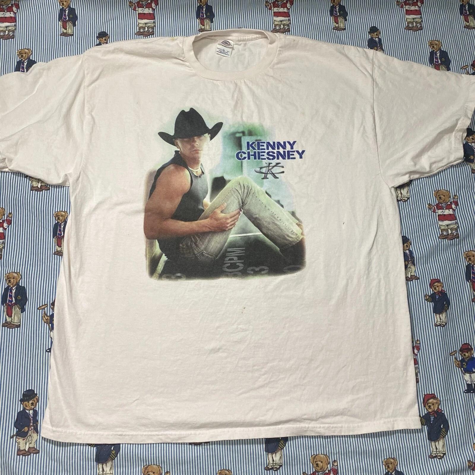 

VTG Kenny Chesney 2003 Margaritas & Senoritas Tour Graphic T shirt Adult 2XL L