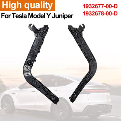 Rear Bumper Side Black Bending Bracket For Tesla Model Y Juniper 1932677-00-D 1932678-00-D Rear Bar Fixed Bracket Accessories