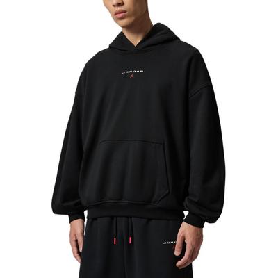 As M J Sweatshirts Men's Black Hooded Non Detachable Moderate IW6315-010