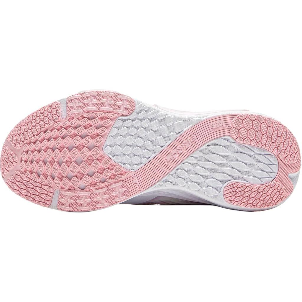 Li Ning Kids Running Synthetic Leather Fabric Soft Comfortable Wear Resistant Rebound Support Low Top Running Shoes Kids Running Shoes YKFU084-4