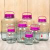 Sparkling Wine Glass Jar - Large Mouth Household Container, Perfect for Pickling, Kimchi, and Sealed Storage