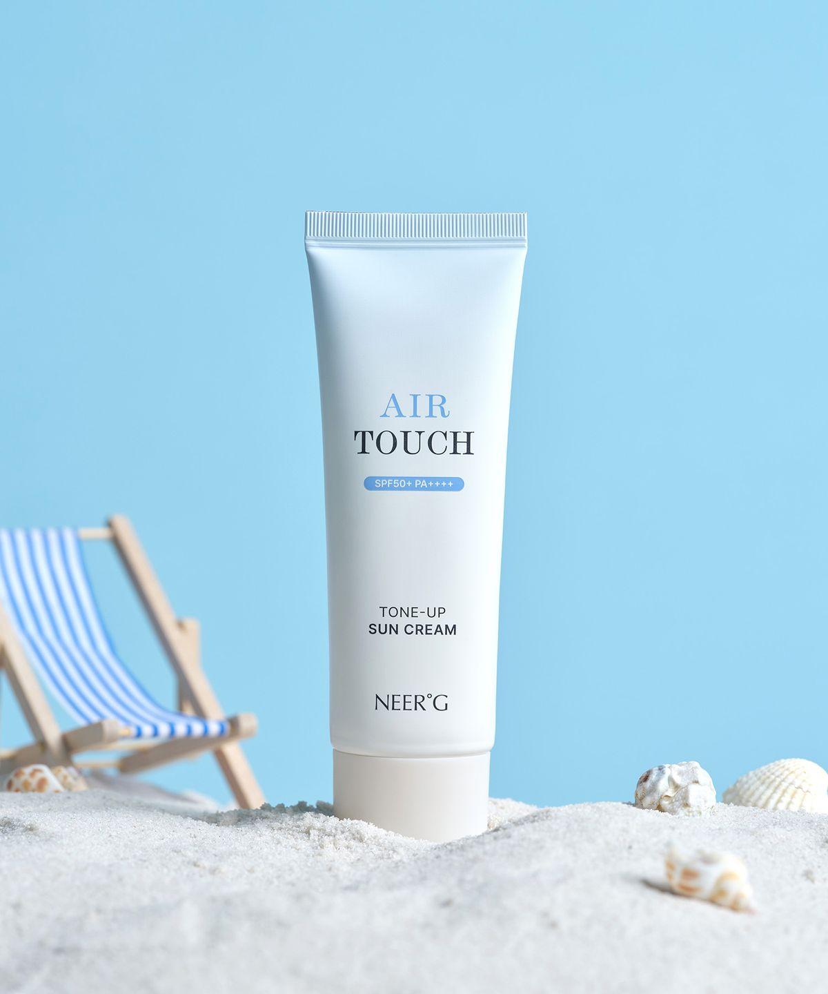 [Skin Whitening/Wrinkle Improvement] Air Touch Foundation-Free Tone-Up Sunscreen 50ml
