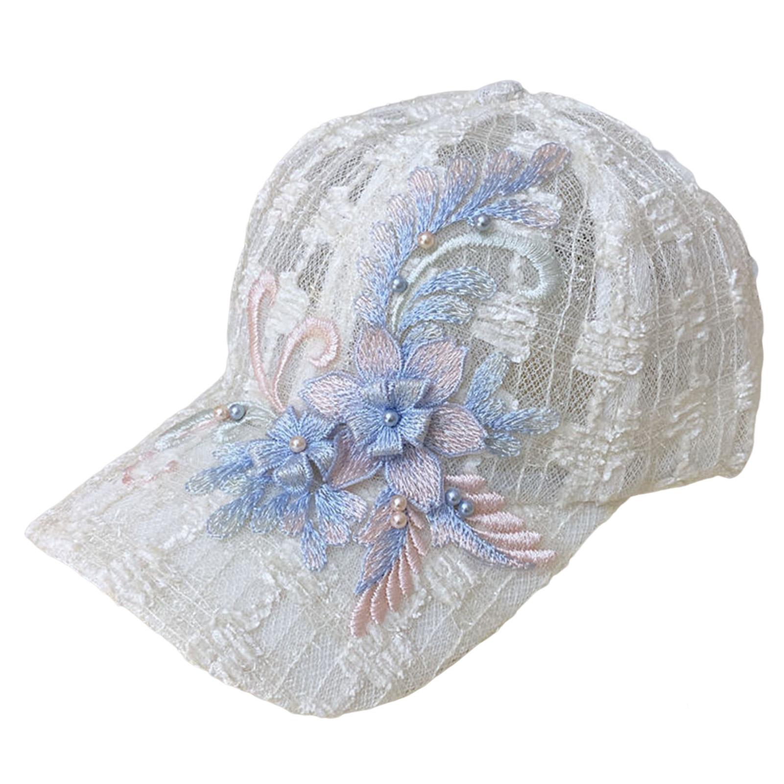 

Lace Flower Baseball Caps for women Floral Lightweight & Quick Drying Mesh Sports Hat Birthday Gift for Families Friends