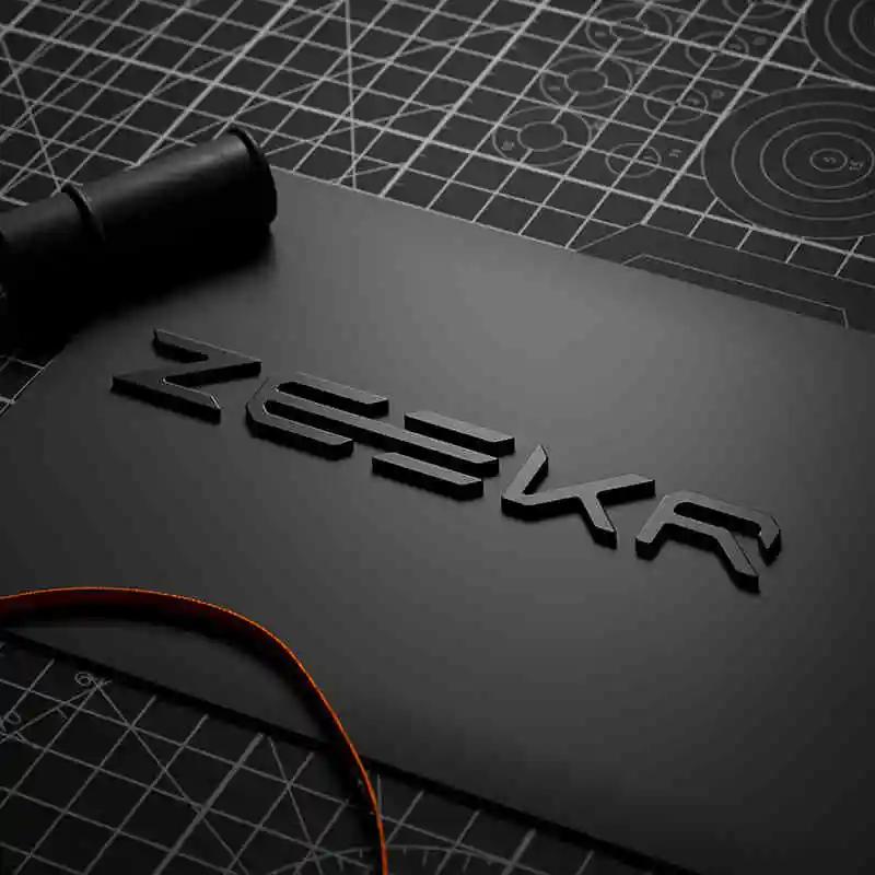 For ZEEKR 001 X 007 7X 009 Black Badge Front Rear Badge Blackened Modification Accessories