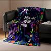 Alice Wonderland Quote Blanket for All Seasons Blanket Lunch Break Throw Gift