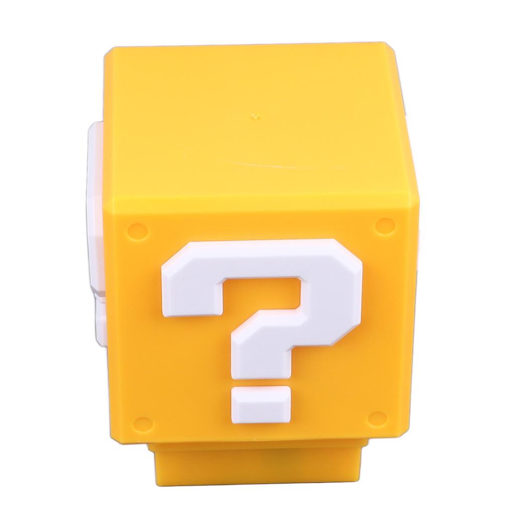 LED Question Block Night Light with Sound Rechargeable Energy Saving Bedside Lamp for Bedroom