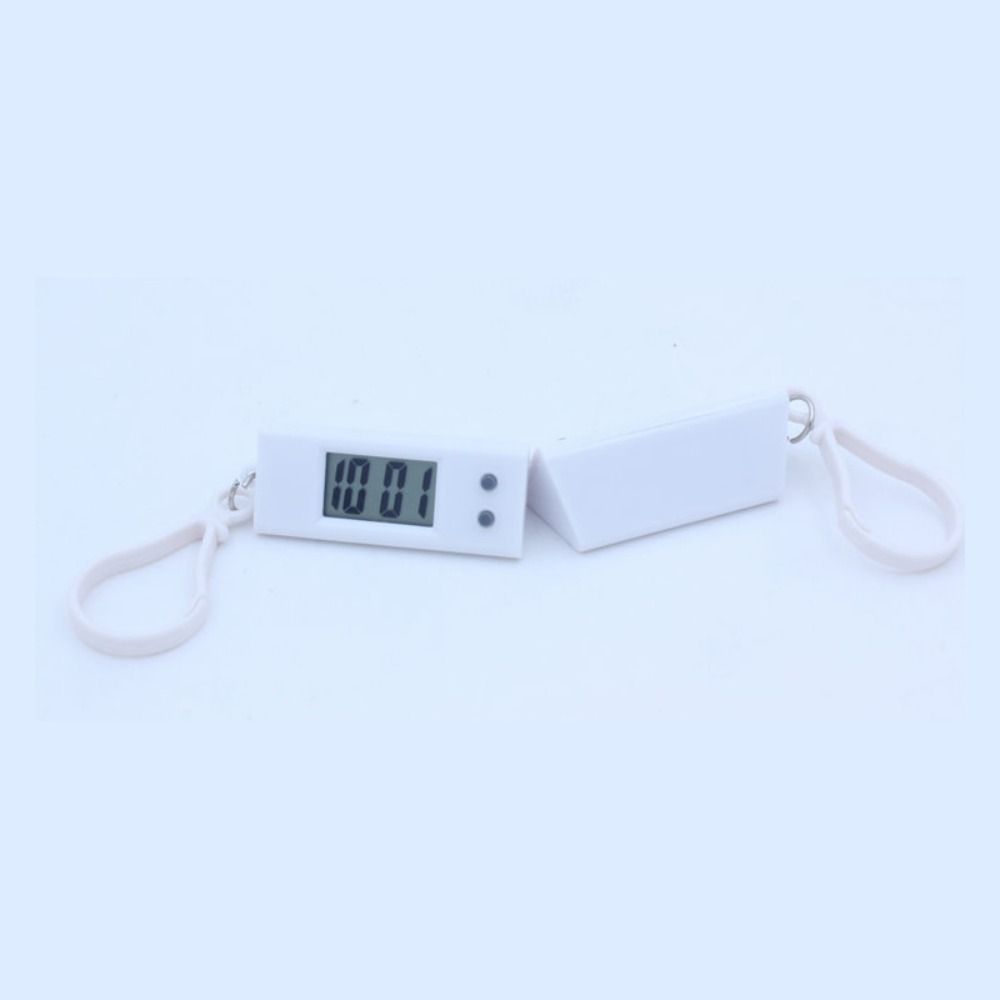 Elektronické mini elektronické hodiny Studentské závěsné Keychain Nové hodinky ve tvaru trojúhelníku