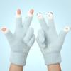 Adult Touchable Screen Gloves Mittens Jacquard Letter Full Finger Gloves