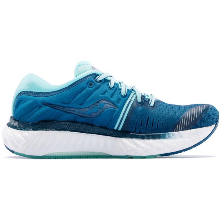 Saucony Hurricane Mesh Cushioning Slip Resistant Lightweight Low top Running Shoes Women's Blue S10544-25