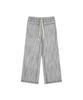 Guwolsibil Stripe Stitch Wide Pants Light Gray