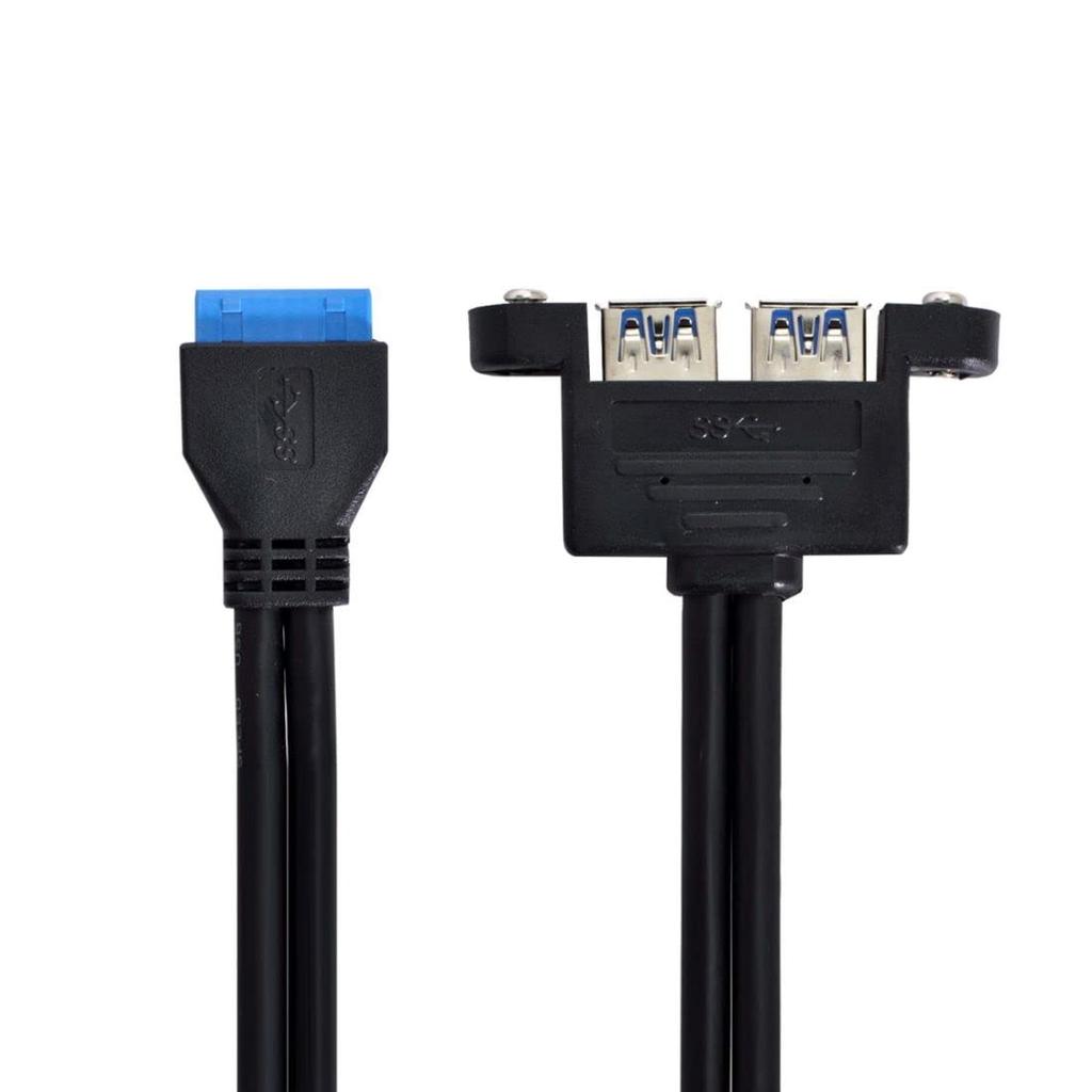 CHENYANG Dual Port USB Motherboard Panel Type 20p Cable 50cm 3.0 -