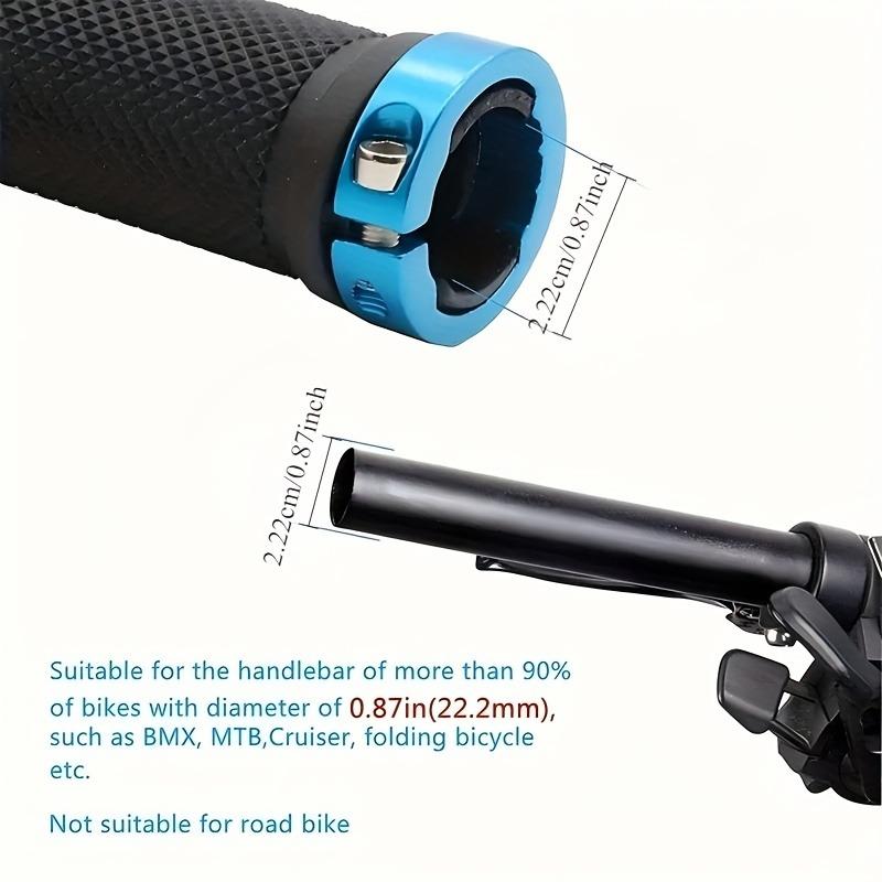 1 Set Fahrradgriffe mit Klemmringen Mountainbike MTB Fahrradlenkergriffe Rutschfeste Fahrradhandgriffe Radsport Fahrradzubehör