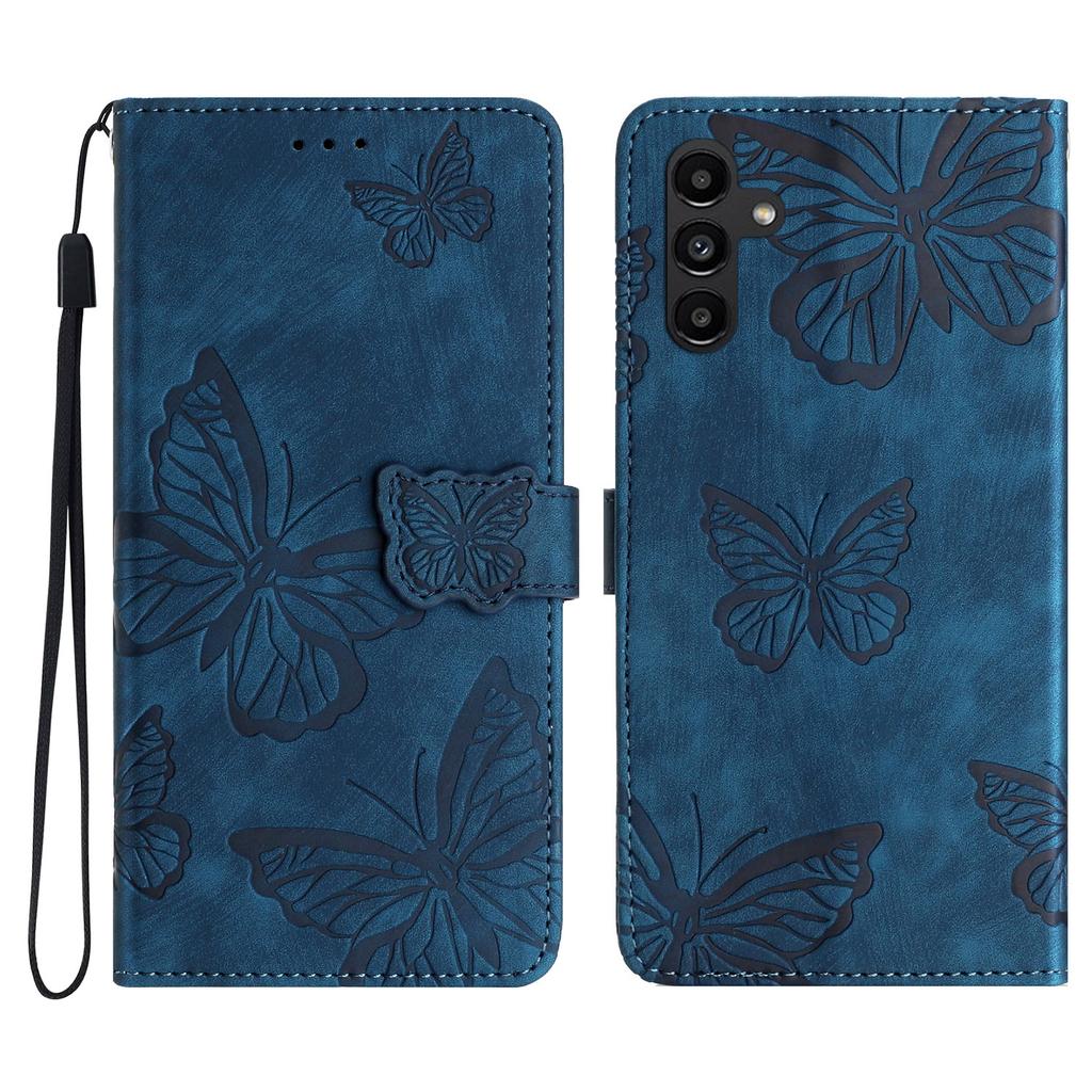 Für Samsung Galaxy A16 5G/A16 4G Hülle Schmetterling Design Klappbrieftasche Leder Handyhülle Hautgefühl