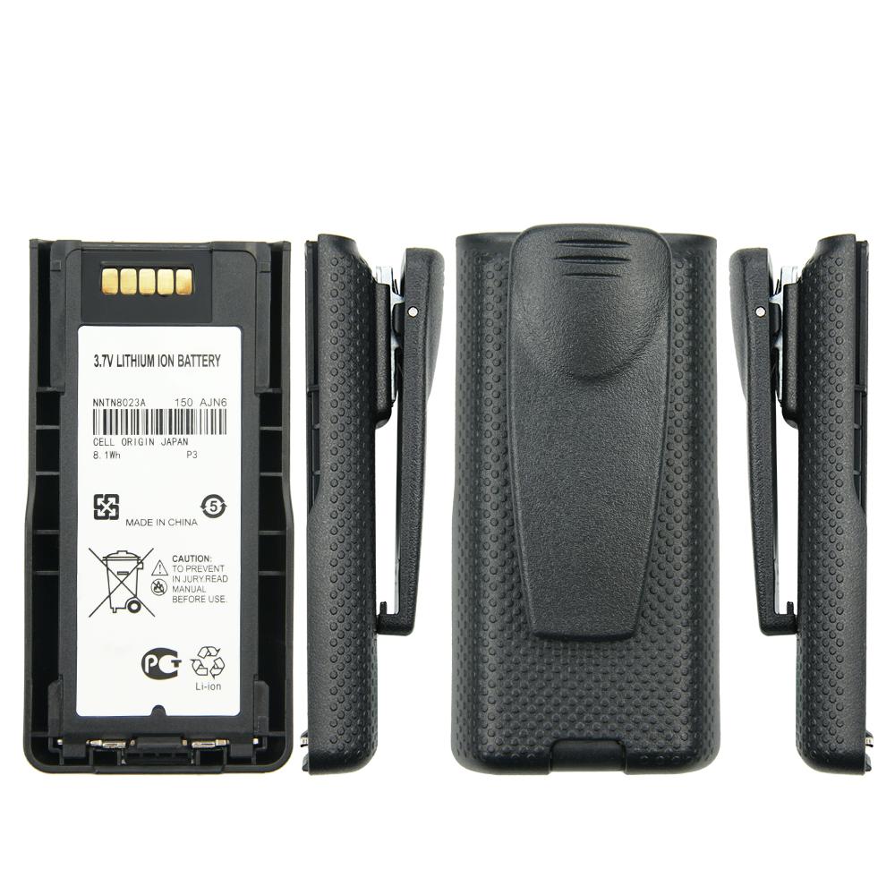 2900mAh NNTN8023, NNTN8023A, NNTN8023AC Battery for Motorola MTP3100 MTP3150 MTP3250 Two Way Radios Battery with Belt Clip