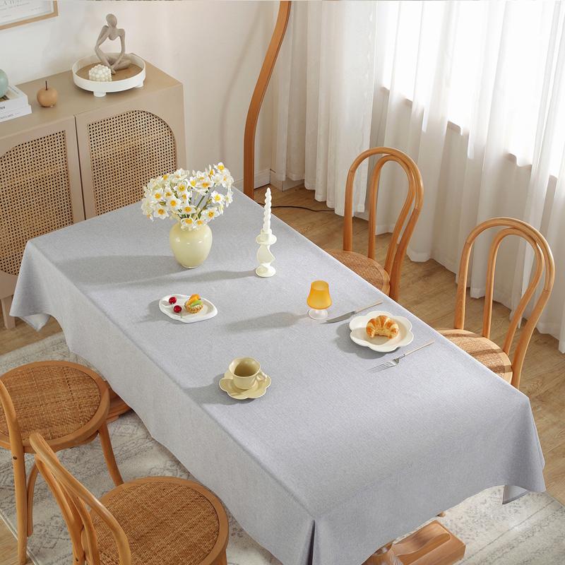 White Rectangular  Tablecloths Washablecoffee Table Living Room Table Decoration And Accessoriestable Covers