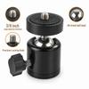 360° Rotating Metal Ball Head for Photography Tripods with 1/4 Interface