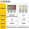 10pcs Car Truck Light 12V 24V LED 5630SMD 1156 BAU15S PY21W P21W 1157 BAY15D Bulb 7440 7443 Canbus Signal Lamp DRL Running Light
