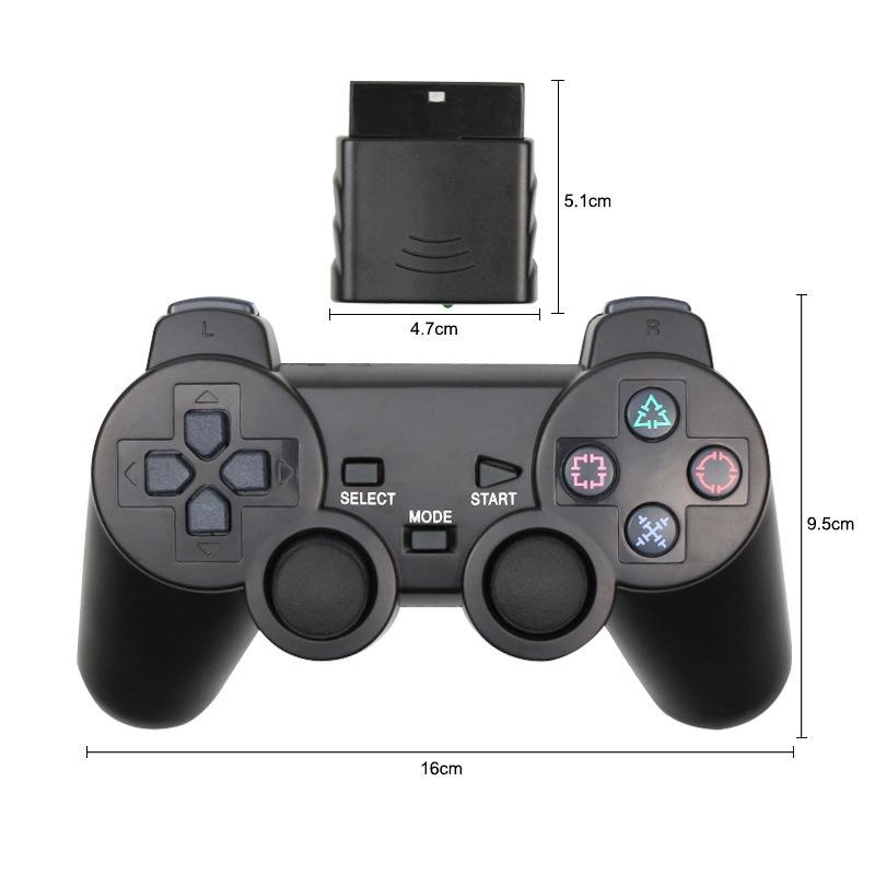 Wireless Gamepad For Ps2 Controller For Playstation 2 Console Joystick 2.4G Double Vibration Shock Joypad Usb Pc Game