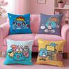 B-Bugcat C-Capoo Cushion Cover Comfortable Reversible Pillow Cover Ideal for Car Sofa Bedroom & Beyond