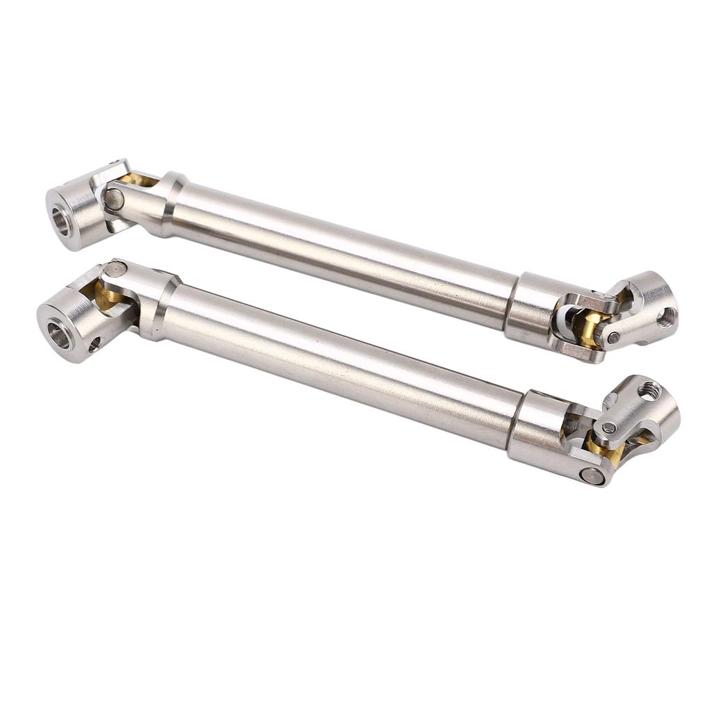 2 Pcs RC Drive Shaft Stainless Steel M4 for 1 10 RC Crawler for Traxxas for Axial SCX10 II 113mm