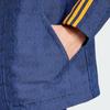 Adidas Originals 70S Fashion Print Comfortable Long Sleeve American Vintage Striped Polo Jacket Men Jacket Night-Indigo JN5959