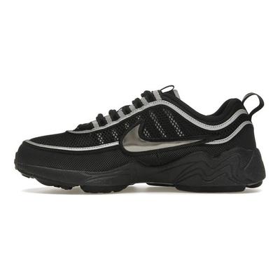 Air Zoom Spiridon SP Negro Rojo Deportivo Zapatillas Unisex Plata Metálica HF9117-002