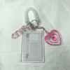 Love Transparent Photocard Holder Ins Photo Sleeves Card Holder Idol Kpop Photo Protector Bus Card Student Stationery Supplies