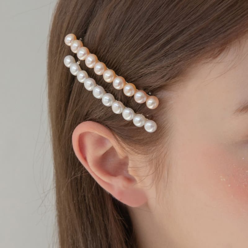 

GETMEBLING Pearl Bridge Hairpin WHITE (H227-wh)