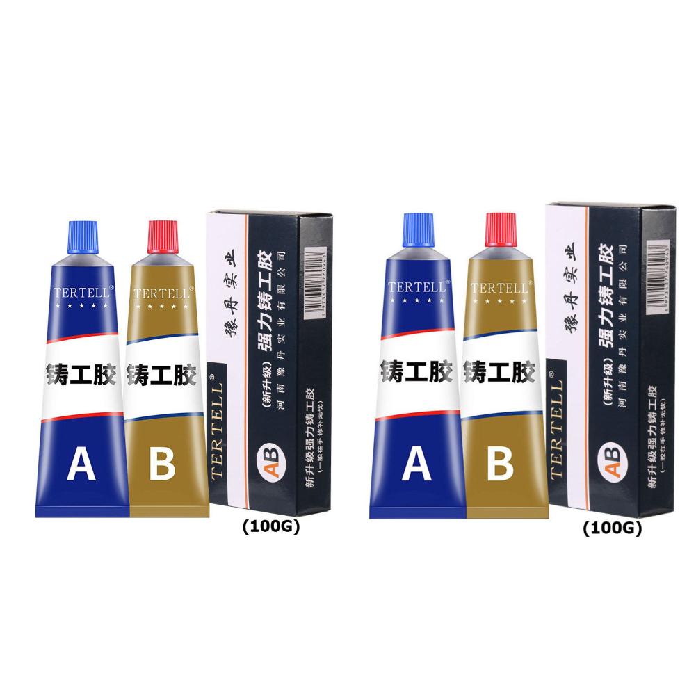 AB Sealant Metal Repair Adhesive Heat Resistance Cold Welding Glue Caulking Agent Extra Strong High Strength Casting Repair Glue