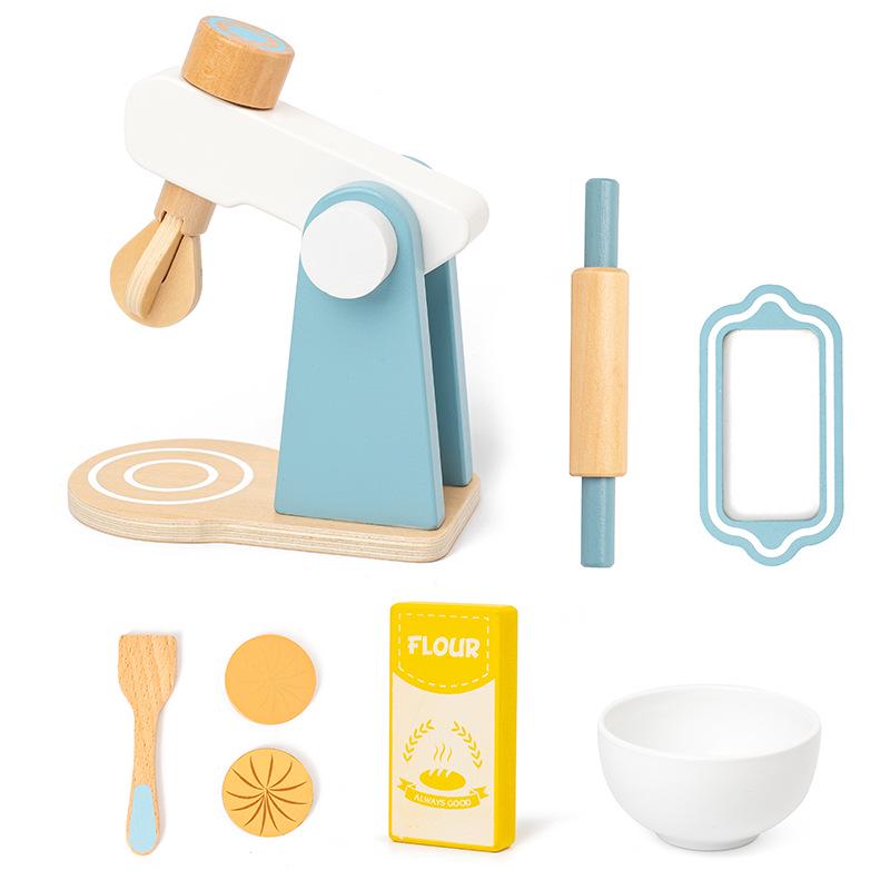 Wood Kids Play Kitchen Set: Pretend Cooking Toy for Boys & Girls, Ideal Birthday Gift