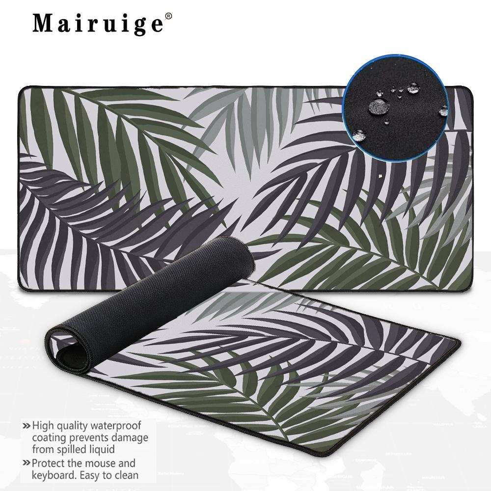 Mairuige Botanical Retro Mouse Pad Gaming Accessories Desk Mat Extended Pad Gamer Desk Pad Mouse Mat Desktops 900x400 Office Rug
