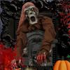 Halloween Electric Crawling Ghost with Horror Voice Sound Control Creeping Bloody Ghost Prop