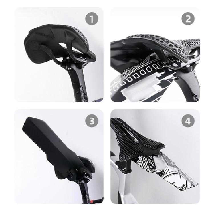 Portability Road Mountain Bike Mud Guards Extended Coverage Bike Mudguards for Various Weather Protecting