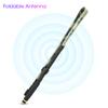 Steel Camouflage Adjustable Position Gooseneck BNC Connector Walkie Talkie Folding Antenna
