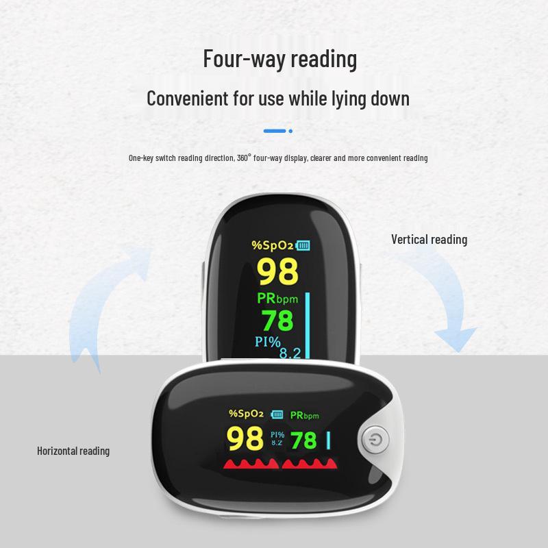 Spot Custom White Gemstone Finger Clip Pulse Oximeter AD901 LK89 Diamond Model