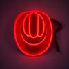 Iridescent LED Light-up Sequin Cowboy Hat for Christmas and Halloween Carnival