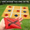 Bean Bag Toss Game Set for Outdoor Easy To Carry Outdoor Funny Game for Carnivals Games Teamwork Game Team Building Game