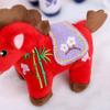 1Pcs 14Cm Lifelike Animal Simulation Stuffed Pony Doll Bag Decor Cute Mini Embroidered Colorful Horse Pendant Keychian Plush Toy
