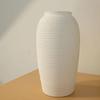 White Ceramic Vase (Height 25cm)