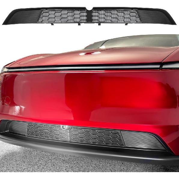 Front Grill Mesh For New Model Y Juniper 2025-2026, Grille Mesh Erts Front Air Inlet Vent Grille Erts Cover Replacement For Tesla New Model Y