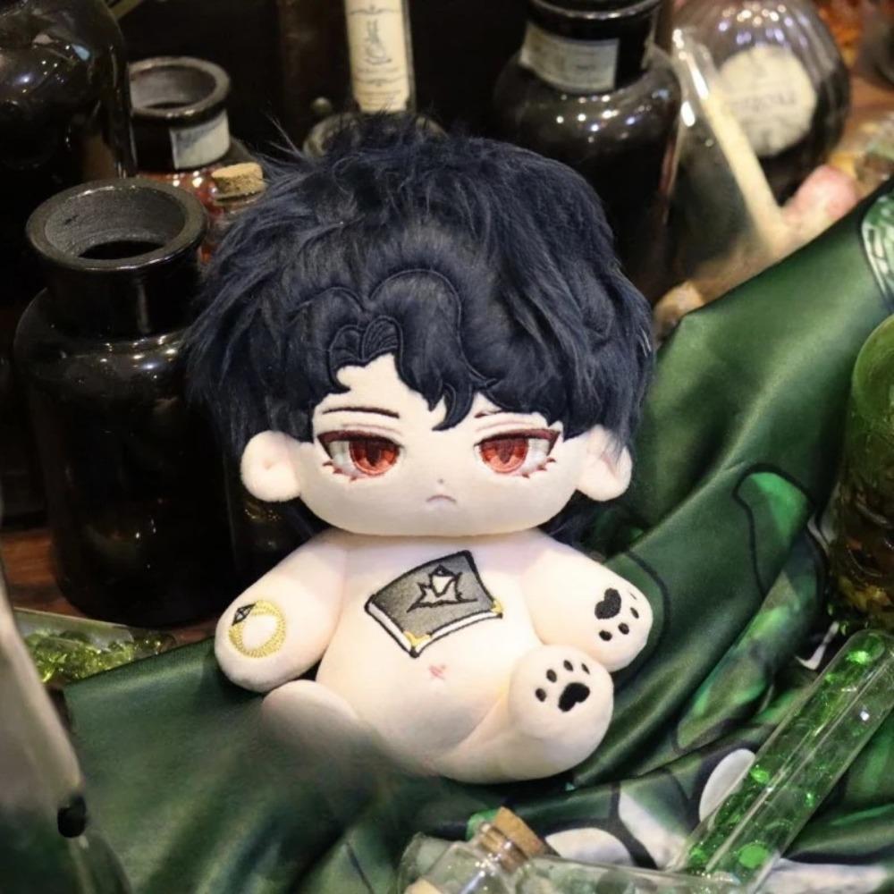 20cm Anime Movie Role Kawaii Cosplay Plush Doll Soft Cotton Body with Skeleton Cartoon Idol Toy Figures Fan Gift