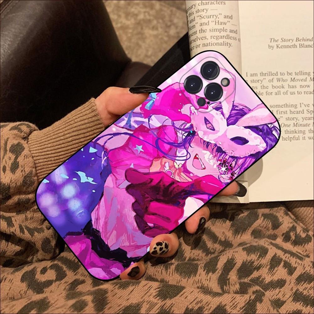 Anime Oshi no Ko Hoshino Ai Phone Case For iPhone 15 14 11 12 13 Mini Pro XS Max Cover 6 7 8 Plus X XR SE 2020 Funda Shell